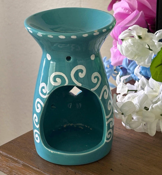 Candle Warmer - Home Decor Turquoise Blue | Whimsical Cute Gift for Room